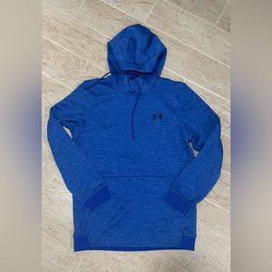 Adult small COLDGEAR Under Armour royal blue sweatshirt hoodie
